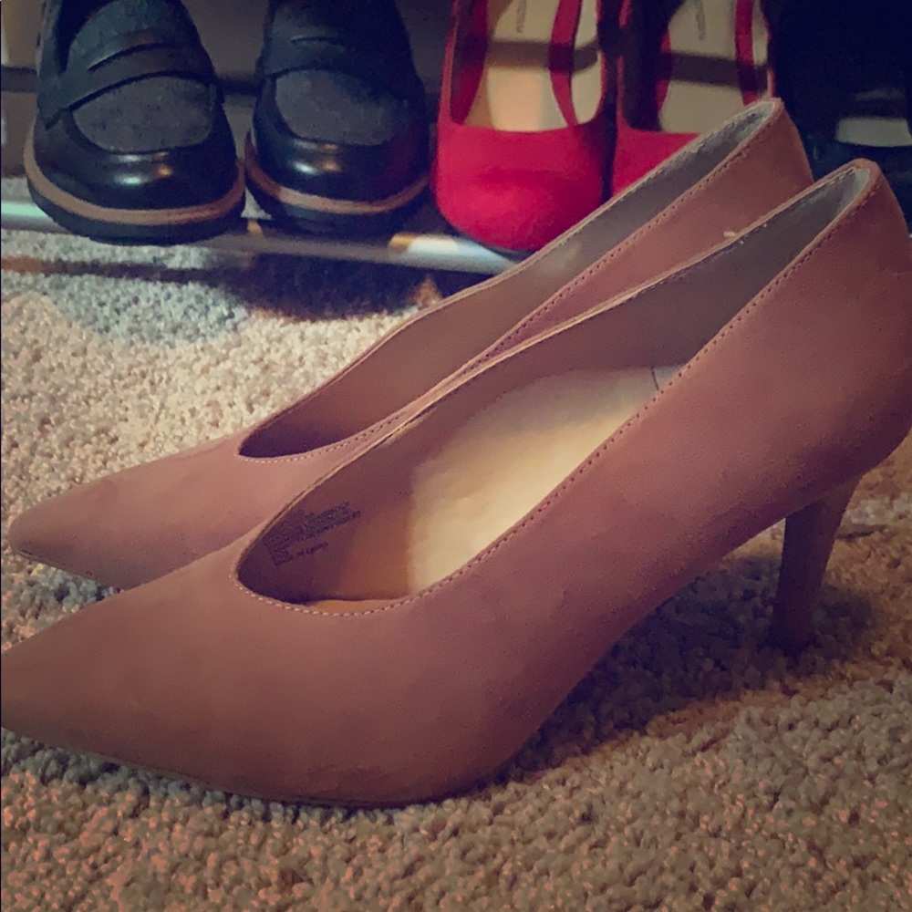 Pink mauve heels